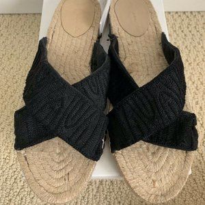ES PAR TA Cross Over Espadrille Artisan Sandal